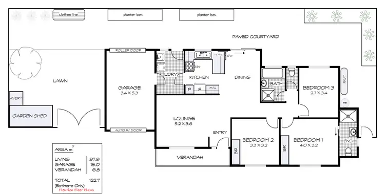 Floorplan of Homely house listing, 14 Sweetman Avenue, Encounter Bay SA 5211