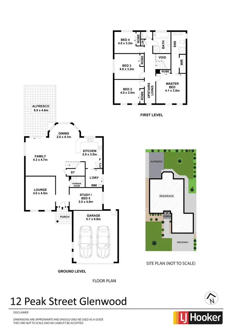 Floorplan of Homely house listing, 12 Peak Street, Glenwood NSW 2768