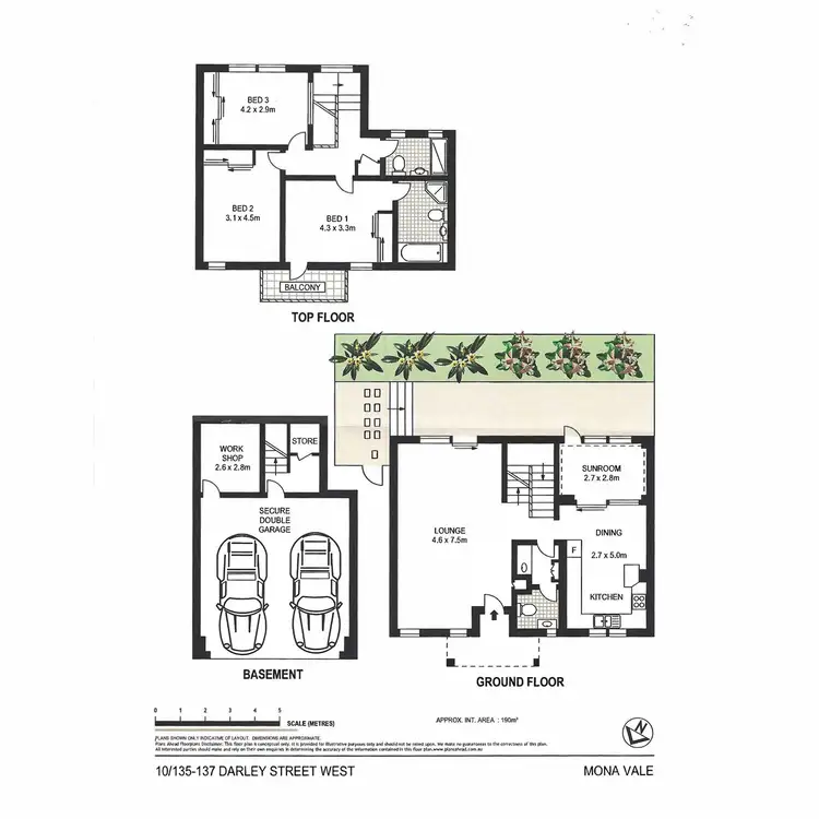 Floorplan of Homely townhouse listing, 10/135-137 Darley Street West, Mona Vale NSW 2103