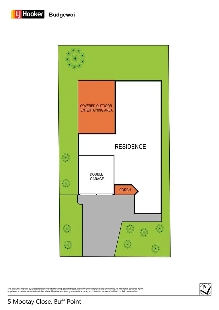 Floorplan of Homely house listing, 5 Mootay Close, Buff Point NSW 2262
