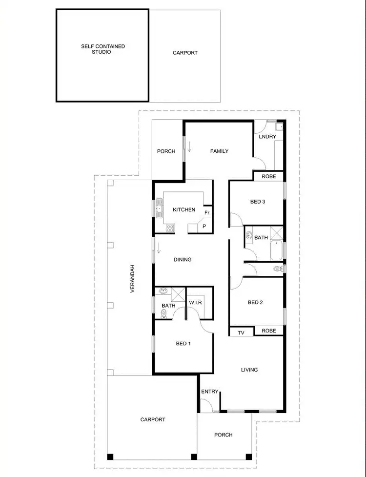 Floorplan of Homely house listing, 2 Cromwell Drive, Desert Springs NT 870