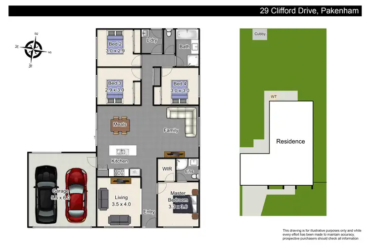 Floorplan of Homely house listing, 29 Clifford Drive, Pakenham VIC 3810