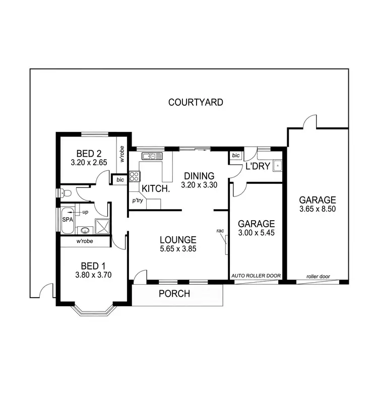 Floorplan of Homely house listing, 7B Cecelia Street, Hove SA 5048