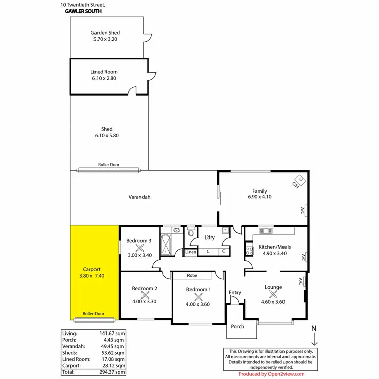 Floorplan of Homely house listing, 10 Twentieth Street, Gawler South SA 5118