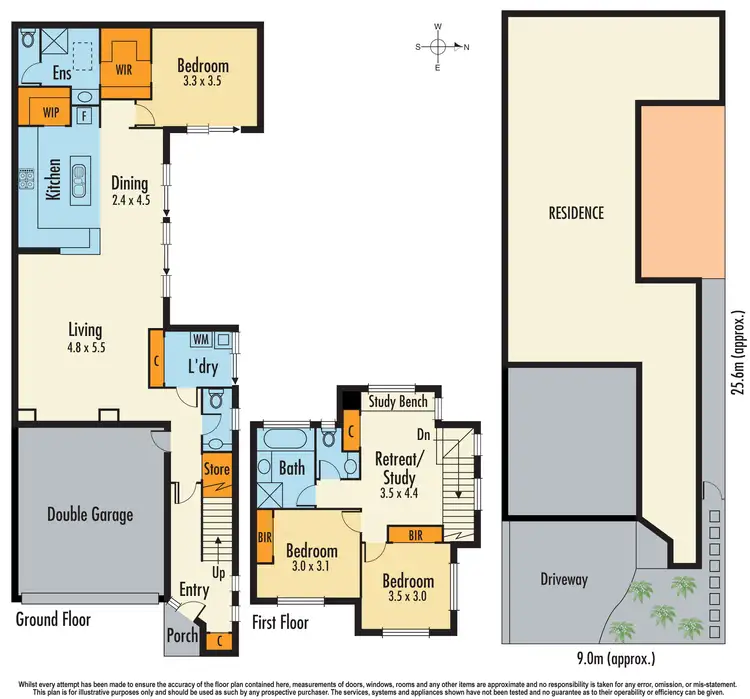 Floorplan of Homely house listing, 54 Steven Street, Dandenong VIC 3175
