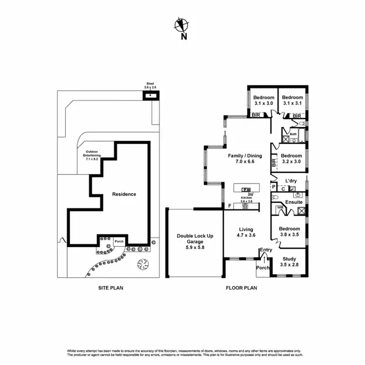 Floorplan of Homely house listing, 47 Dunkirk Drive, Point Cook VIC 3030