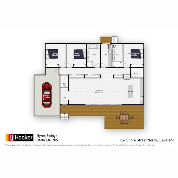 Floorplan of Homely house listing, 154 Shore Street North, Cleveland QLD 4163