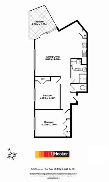 Floorplan of Homely apartment listing, 3/1 Golf Avenue, Mollymook NSW 2539