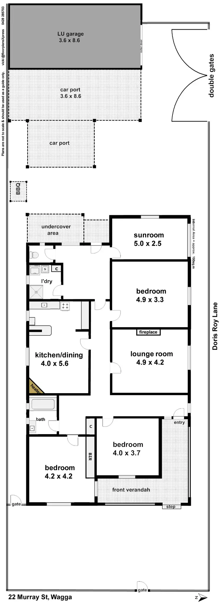 Floorplan of Homely house listing, 22 Murray Street, Wagga Wagga NSW 2650