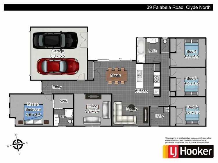 Floorplan of Homely house listing, 39 Falabela Road, Clyde North VIC 3978