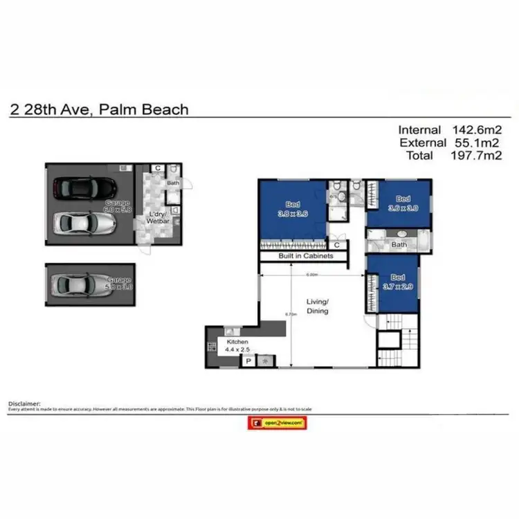 Floorplan of Homely unit listing, 5/2 Twenty Eighth Avenue, Palm Beach QLD 4221