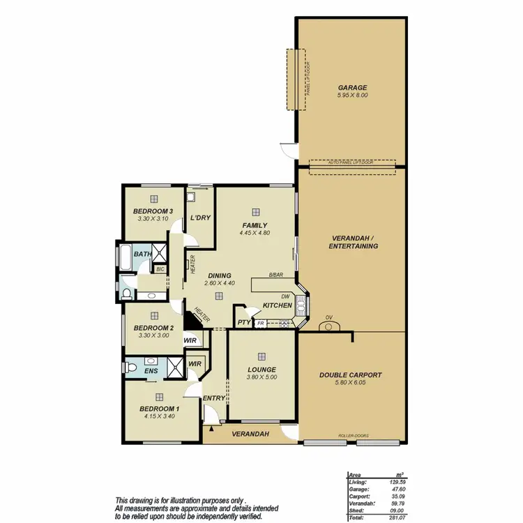Floorplan of Homely house listing, 6 Enmore Drive, Craigmore SA 5114