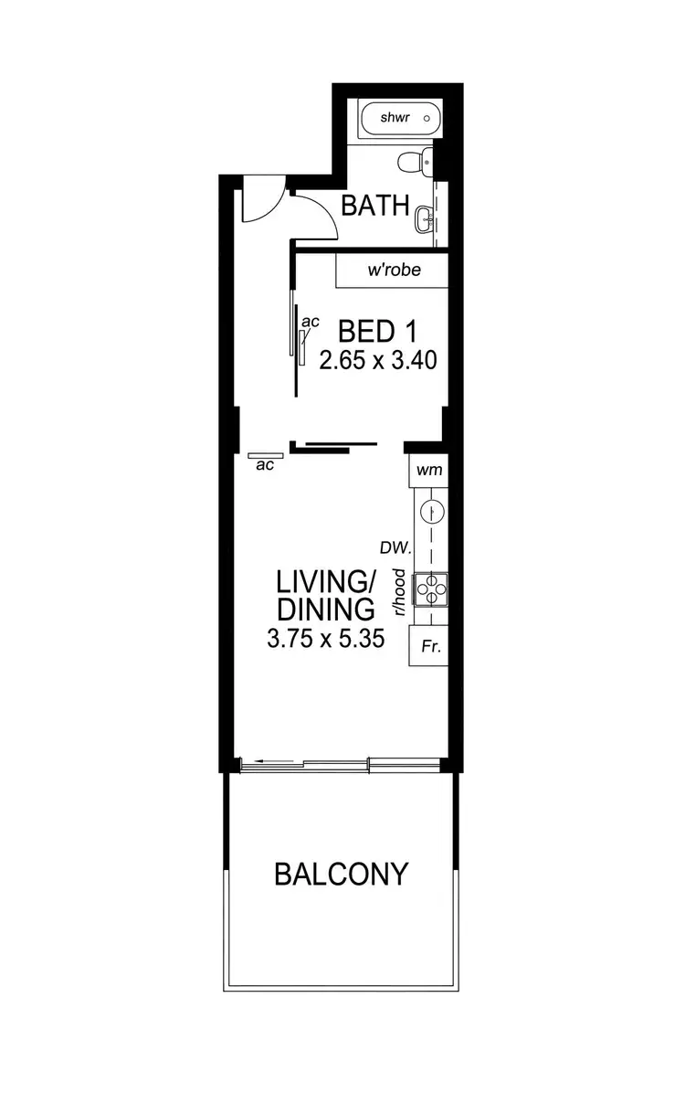 Floorplan of Homely apartment listing, 131-16 Holdfast Promenade, Glenelg SA 5045