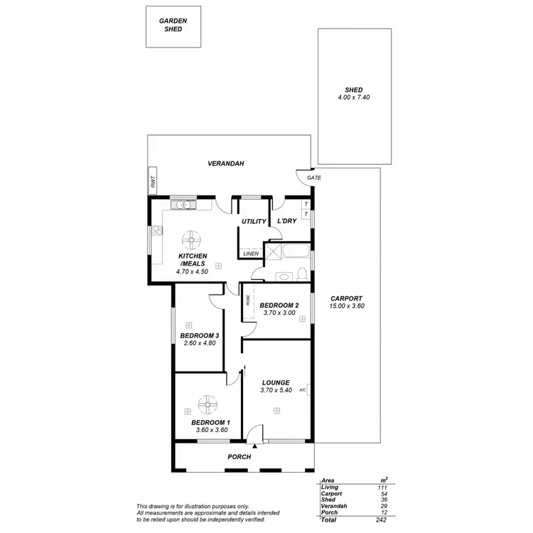 Floorplan of Homely house listing, 71 Alabama Avenue, Prospect SA 5082