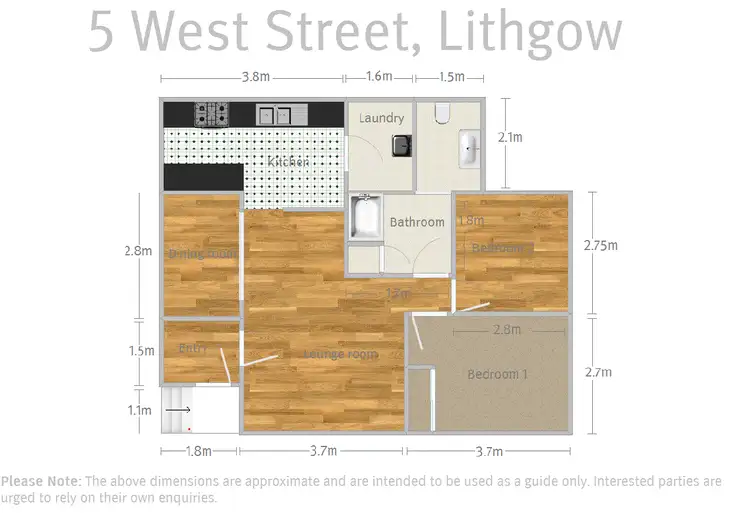 Floorplan of Homely house listing, 5 West Street, Lithgow NSW 2790