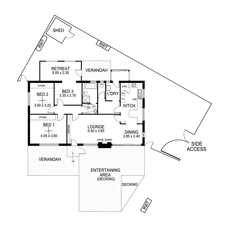 Floorplan of Homely house listing, 1 Lavinia Street, Hove SA 5048