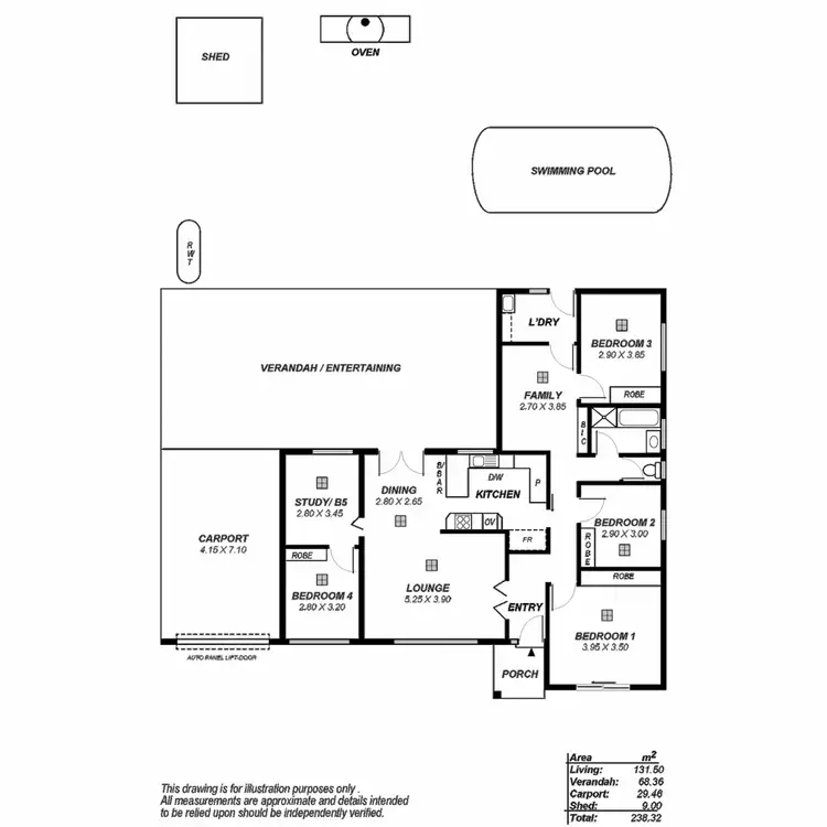 Floorplan of Homely house listing, 3 Niemeyer Crescent, St Agnes SA 5097