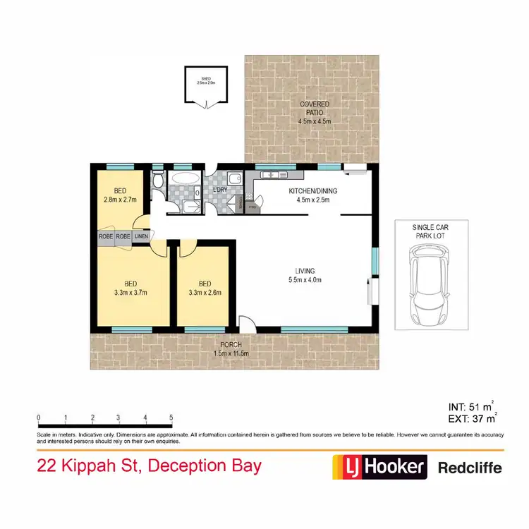 Floorplan of Homely house listing, 22 Kippah Street, Deception Bay QLD 4508