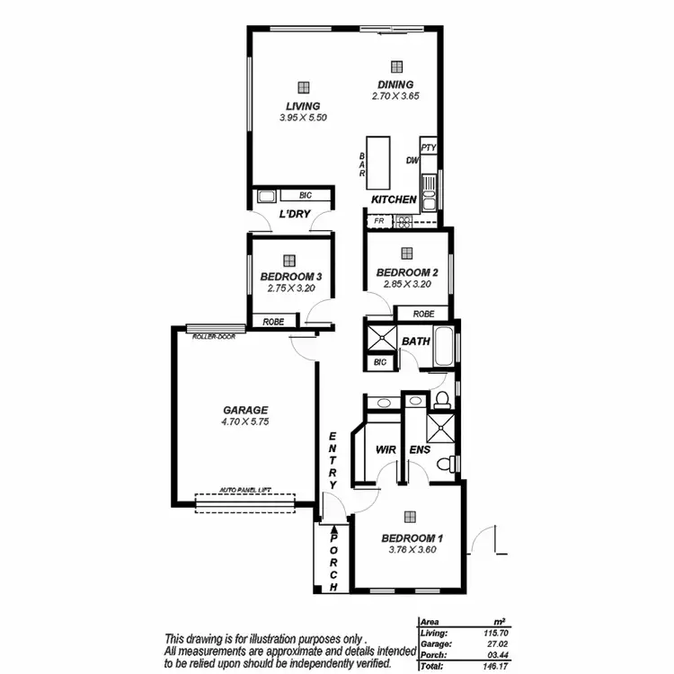 Floorplan of Homely house listing, 12 Gambia Avenue, Hampstead Gardens SA 5086