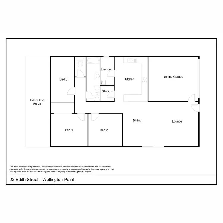 Floorplan of Homely house listing, 22 Edith Street, Wellington Point QLD 4160