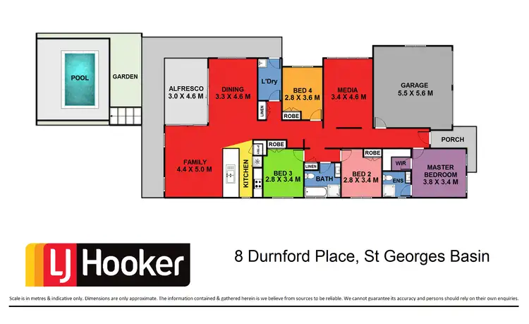 Floorplan of Homely house listing, 8 Durnford Place, St Georges Basin NSW 2540
