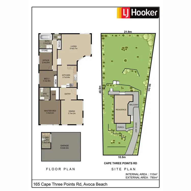 Floorplan of Homely house listing, 165 Cape Three Points Road, Avoca Beach NSW 2251