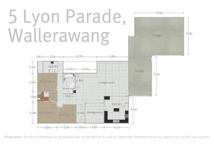 Floorplan of Homely house listing, 5 Lyon Parade, Wallerawang NSW 2845