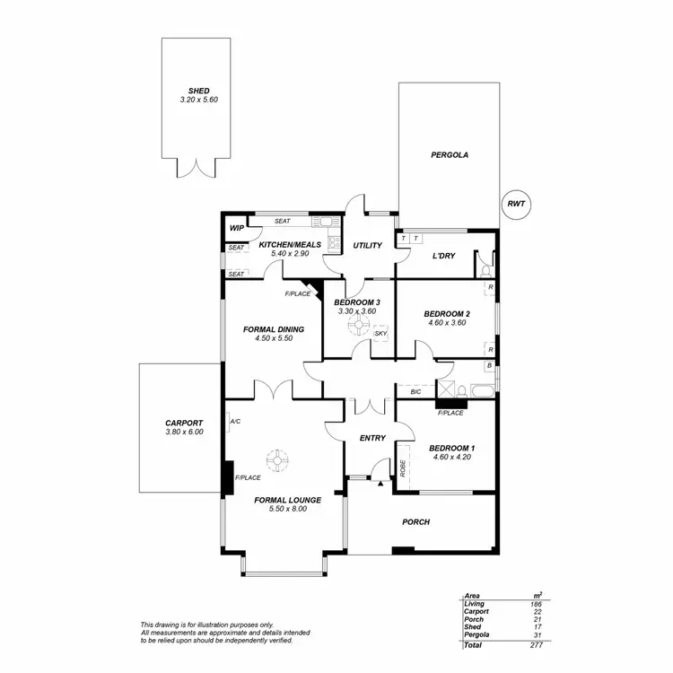 Floorplan of Homely house listing, 11 Avonmore Avenue, Trinity Gardens SA 5068