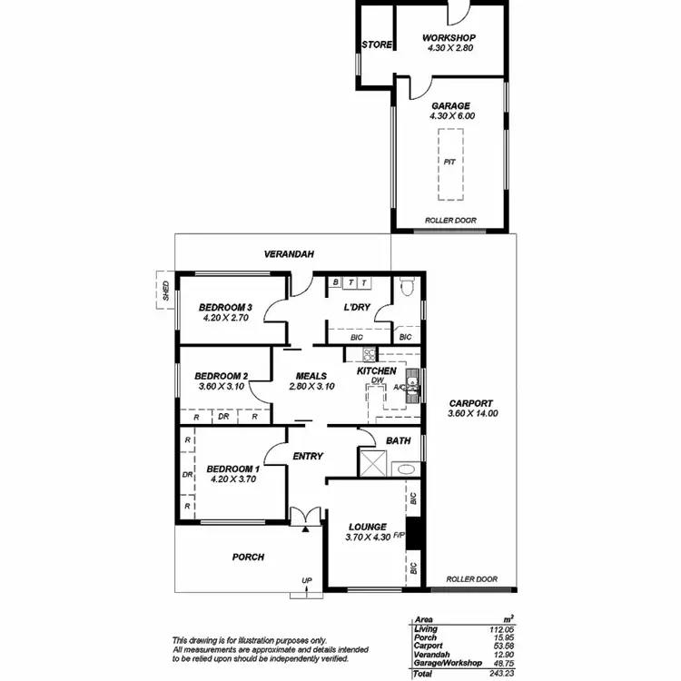 Floorplan of Homely house listing, 25 Beaven Avenue, Broadview SA 5083