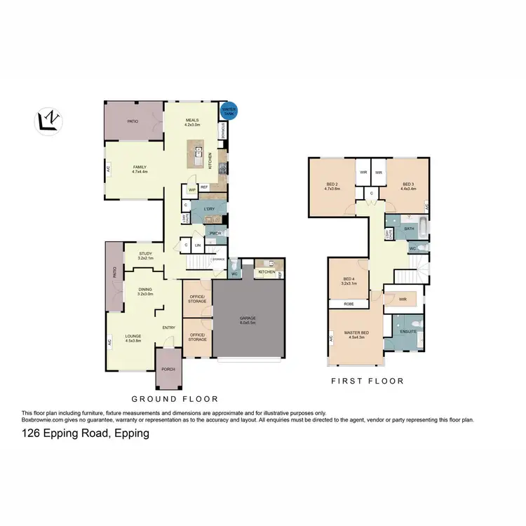 Floorplan of Homely house listing, 126 Epping Road, Epping VIC 3076