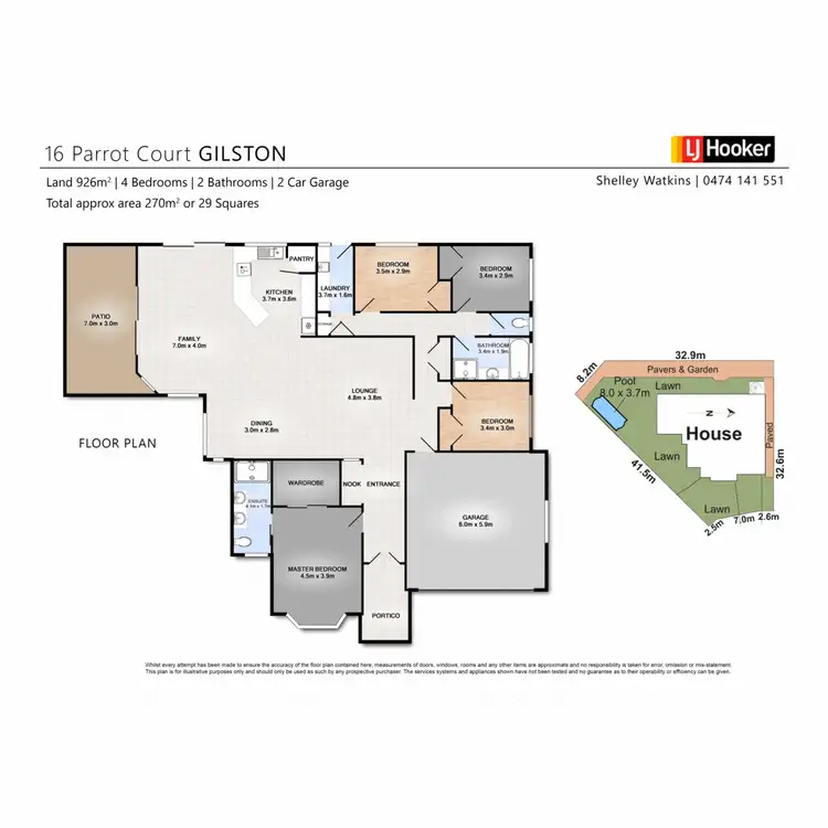 Floorplan of Homely house listing, 16 Parrott Court, Gilston QLD 4211