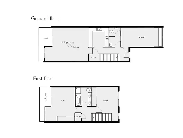 Floorplan of Homely townhouse listing, 5/3 Quetta Close, Manoora QLD 4870