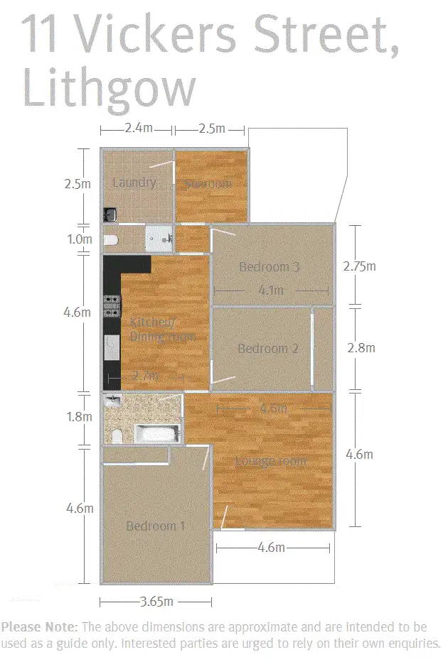 Floorplan of Homely house listing, 11 Vickers Street, Lithgow NSW 2790