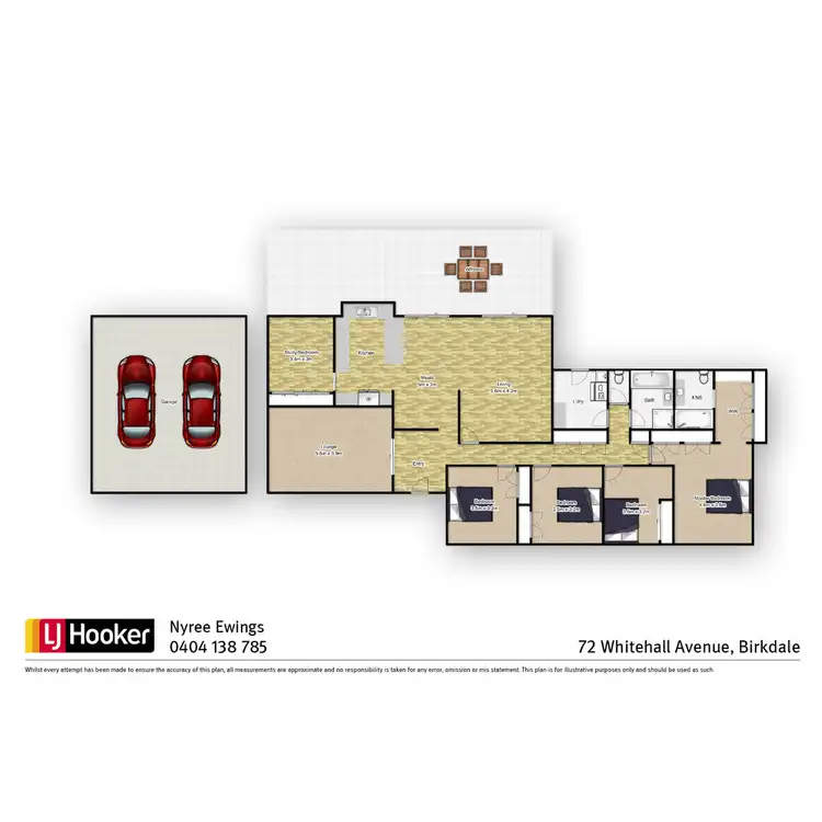Floorplan of Homely house listing, 72 Whitehall Avenue, Birkdale QLD 4159