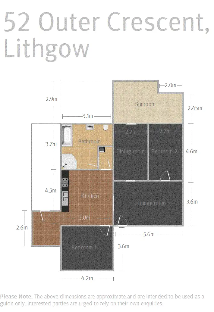 Floorplan of Homely house listing, 52 Outer Crescent, Lithgow NSW 2790