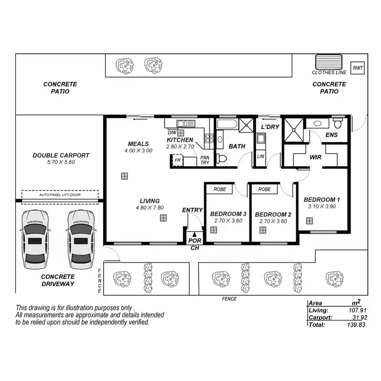 Floorplan of Homely house listing, 15 Chaucer Street, Clearview SA 5085