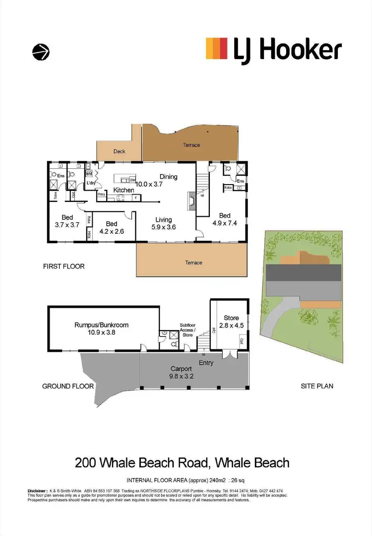 Floorplan of Homely house listing, 200 Whale Beach Road, Whale Beach NSW 2107