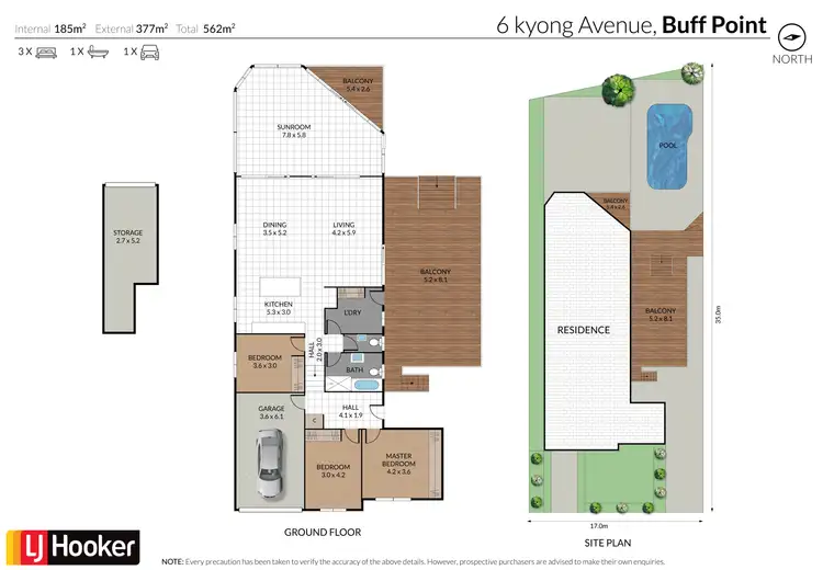 Floorplan of Homely house listing, 6 Kyong Avenue, Buff Point NSW 2262