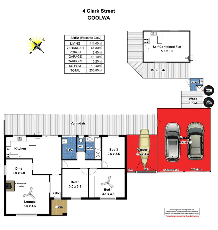 Floorplan of Homely house listing, 4 Clark Street, Goolwa SA 5214