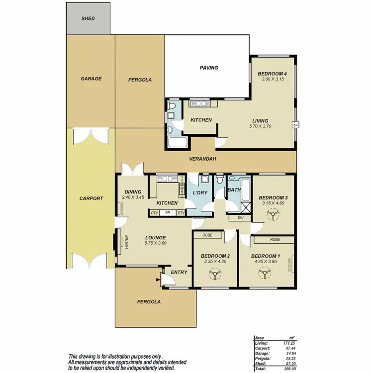 Floorplan of Homely house listing, 63 Margaret Avenue, Salisbury SA 5108