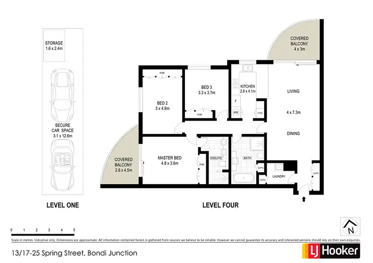 Floorplan of Homely apartment listing, 13/17-25 Spring Street, Bondi Junction NSW 2022