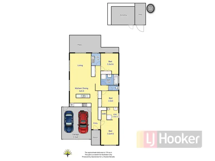 Floorplan of Homely house listing, 72 Cowan Street, Benalla VIC 3672
