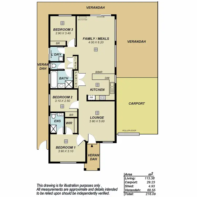 Floorplan of Homely house listing, 40 MacFarlane Way, Andrews Farm SA 5114