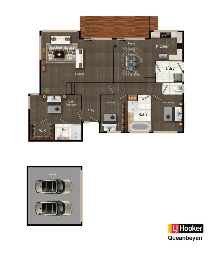 Floorplan of Homely house listing, 6 Waratah Street, Queanbeyan NSW 2620