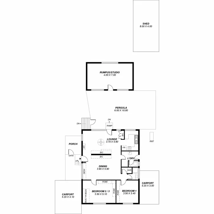 Floorplan of Homely house listing, 17 Arcoona Avenue, Rostrevor SA 5073