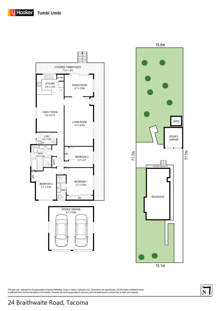 Floorplan of Homely house listing, 24 Braithwaite Road, Tacoma NSW 2259