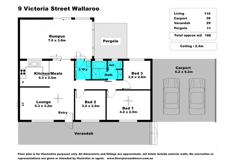 Floorplan of Homely house listing, 9 Victoria Street, Wallaroo SA 5556