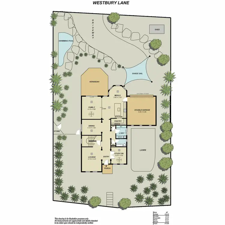 Floorplan of Homely house listing, 3 Westbury Lane, Golden Grove SA 5125