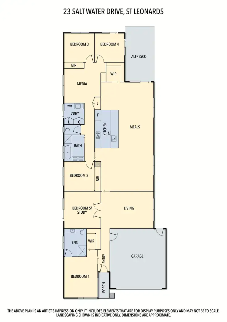 Floorplan of Homely house listing, 23 Salt Water Drive, St Leonards VIC 3223