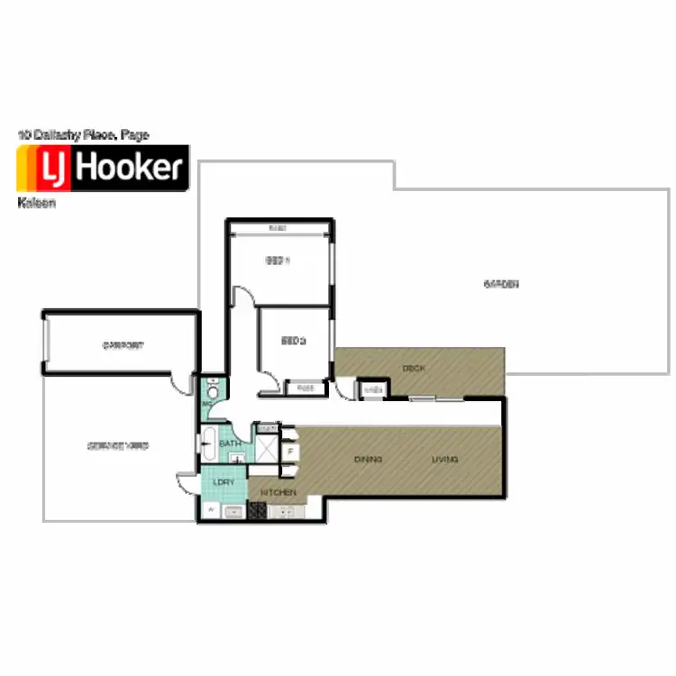 Floorplan of Homely house listing, 10 Dallachy Place, Page ACT 2614